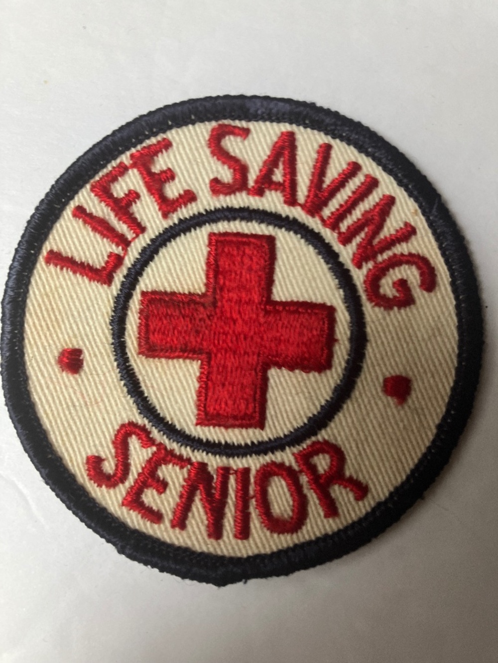 Life Saving Senior Fabric Patch